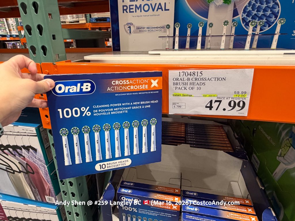 ORAL-B CROSSACTION BRUSH HEADS