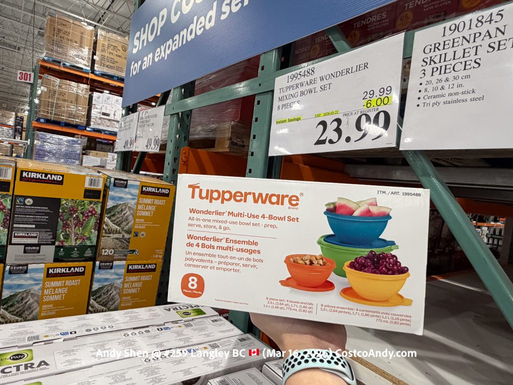 TUPPERWARE WONDERLIER MIXING BOWL SET 8 PIECES