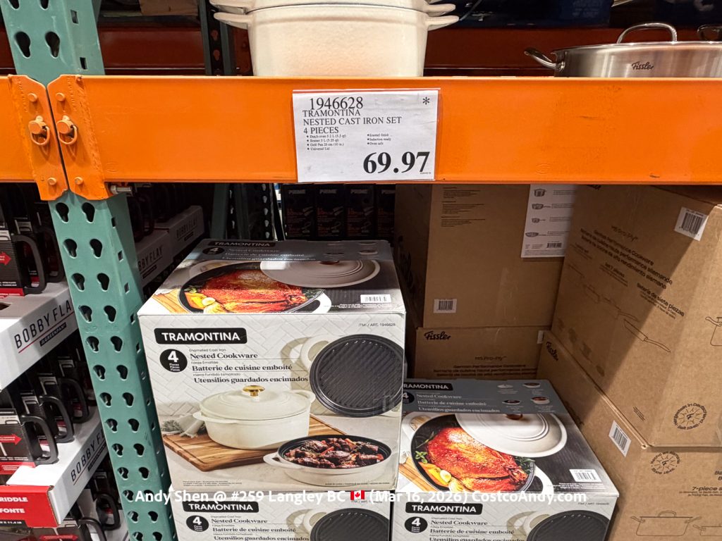 TRAMONTINA NESTED CAST IRON SET 4 PIECES