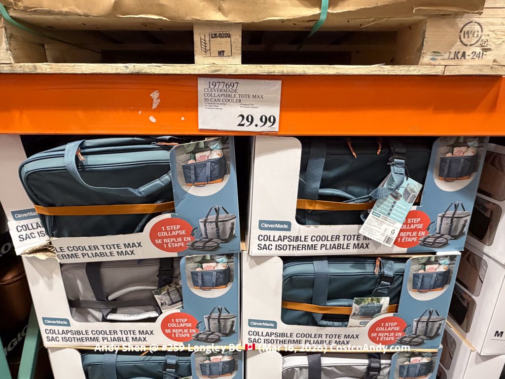 CLEVERMADE COLLAPSIBLE TOTE MAX 50 CAN COOLER