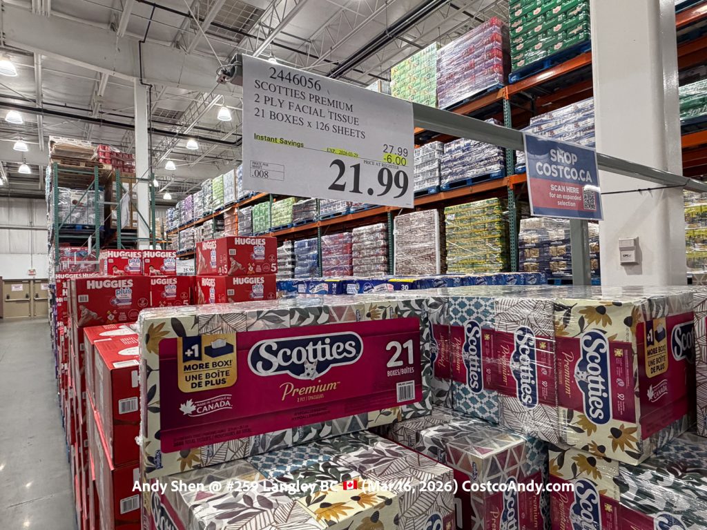 SCOTTIES PREMIUM 2 PLY FACIAL TISSUE 21 BOXES x 126 SHEETS