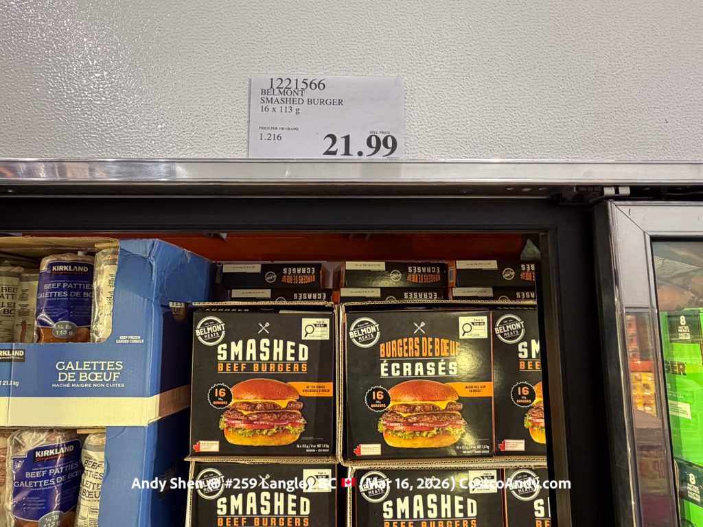 BELMONT SMASHED BURGER 16x113G