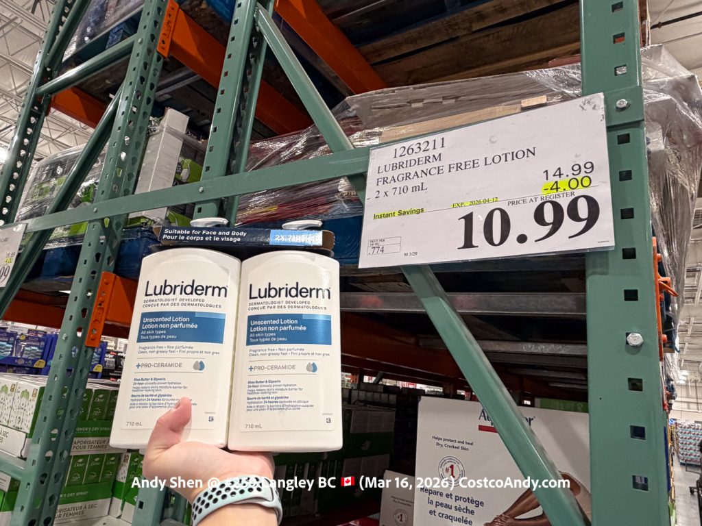 LUBRIDERM FRAGRANCE FREE LOTION 2 X 710 ML