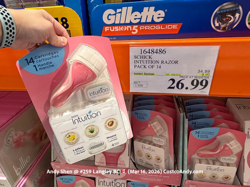 SCHICK INTUITION RAZOR PACK OF 14