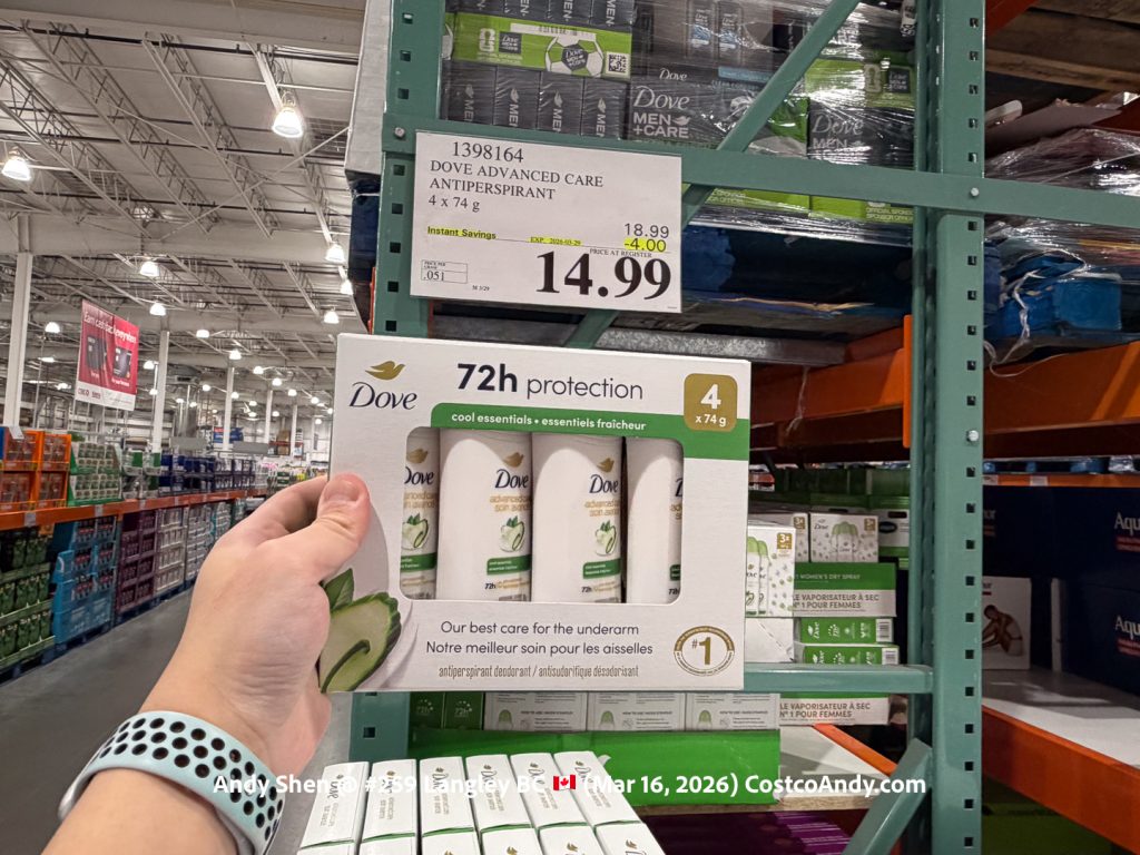 DOVE ADVANCED CARE ANTIPERSPIRANT 4x74G