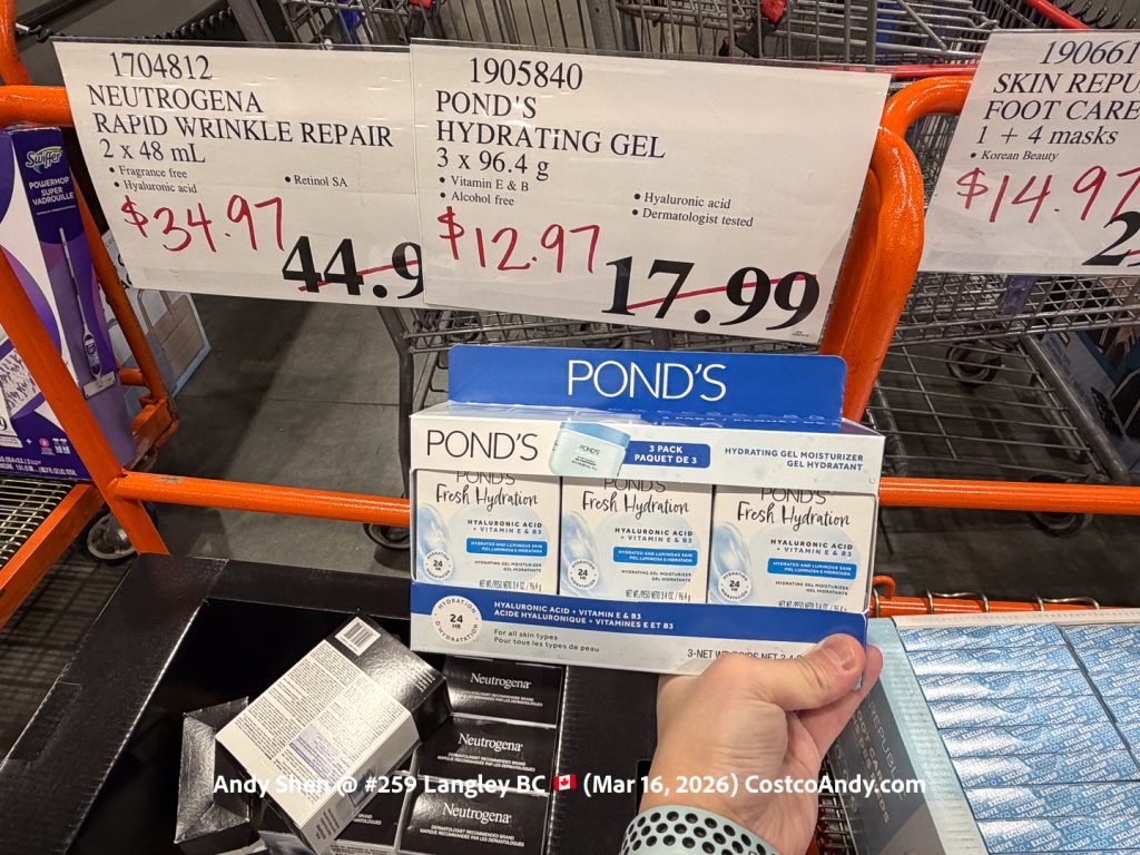 PONDS HYDRATING GEL 3×96.4G