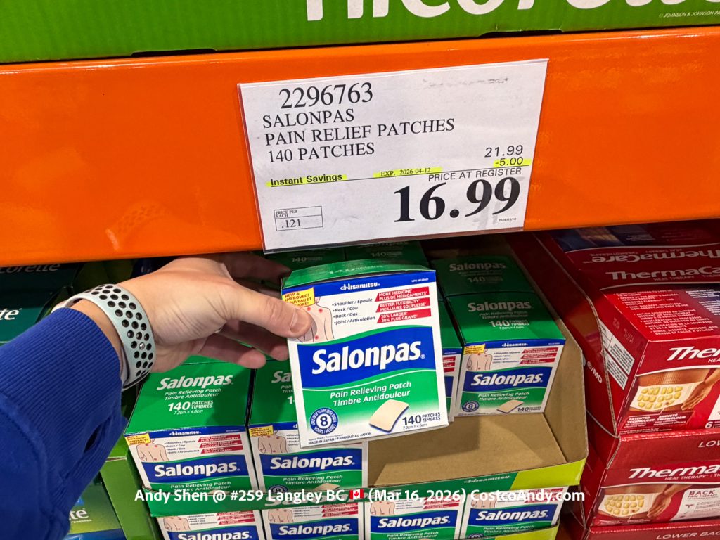 SALONPAS PAIN RELIEF PATCHES 140 PATCHES