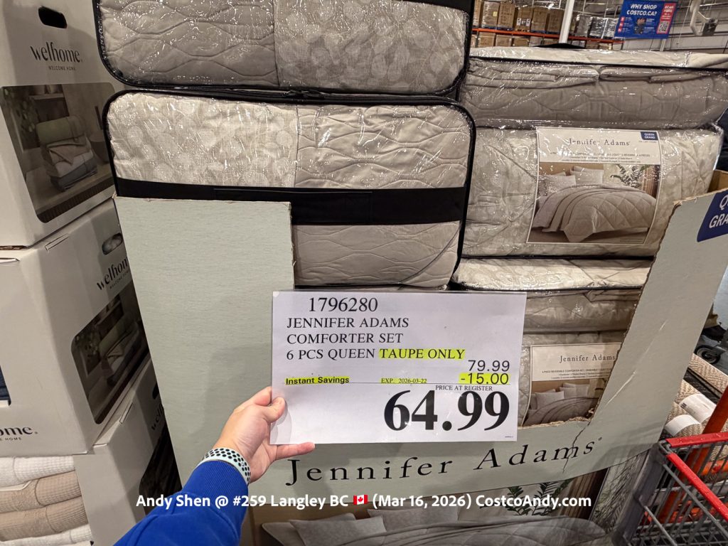 JENNIFER ADAMS COMFORTER SET QUEEN – 6 PCS