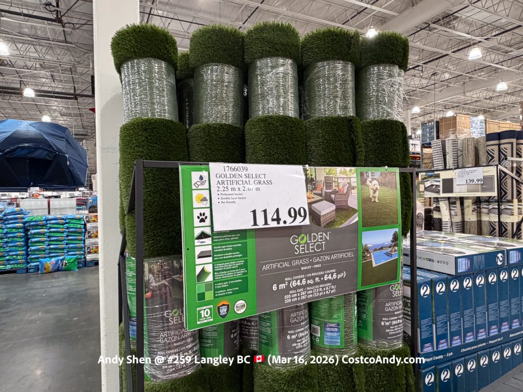 GOLDEN SELECT ARTIFICIAL GRASS 2.25 M X 2.67 M