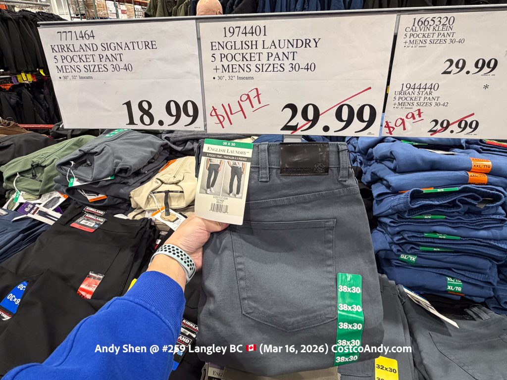 ENGLISH LAUNDRY 5 POCKET PANT + MENS SIZES 30-40