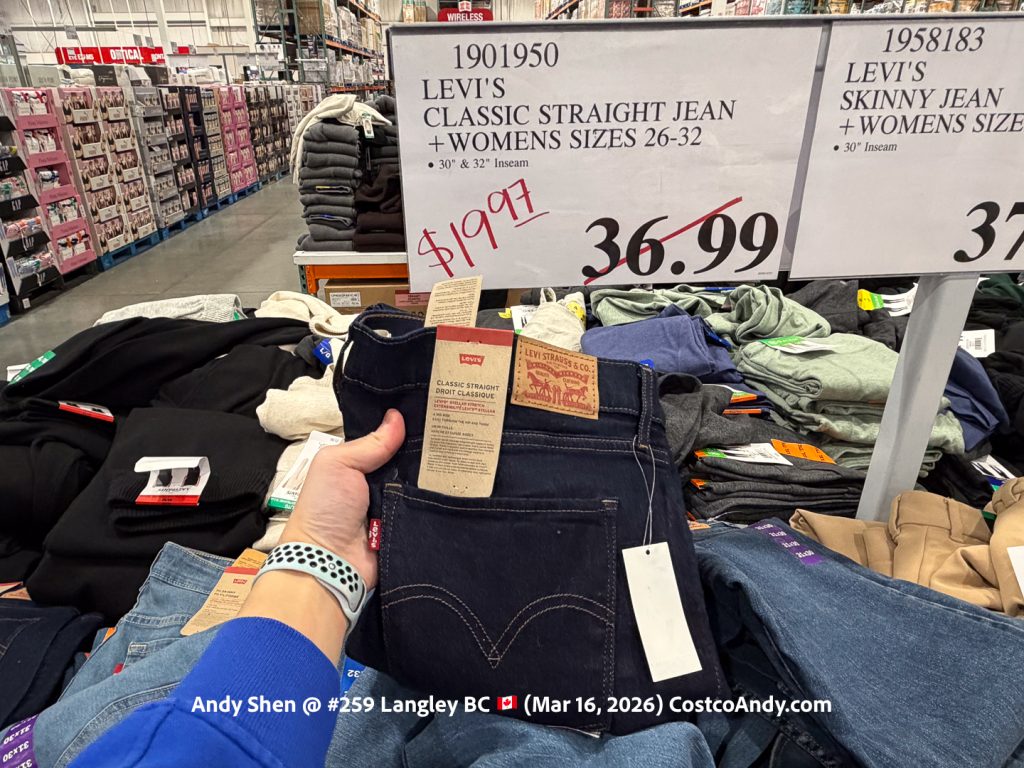 LEVI’S CLASSIC STRAIGHT JEAN +WOMENS SIZES 26-32