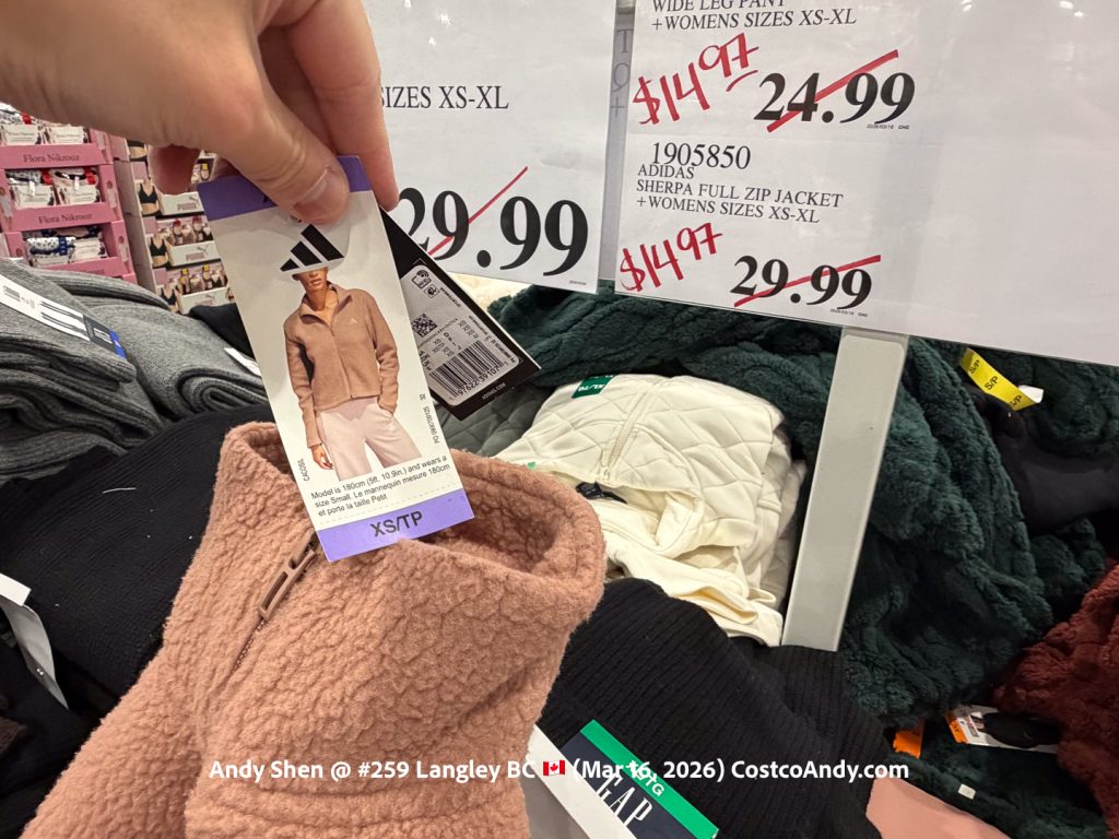 ADIDAS SHERPA FULL ZIP JACKET +WOMENS SIZES XS-XL