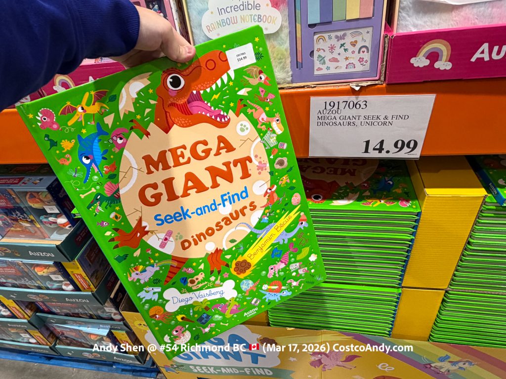 ANZOU MEGA GIANT SEEK & FIND DINOSAURS, UNICORN