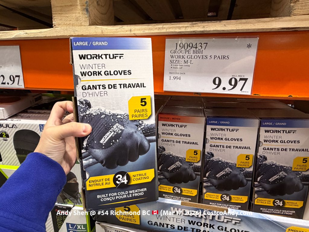 GROUP BBH WORK GLOVES 5 PAIRS SIZE M-L