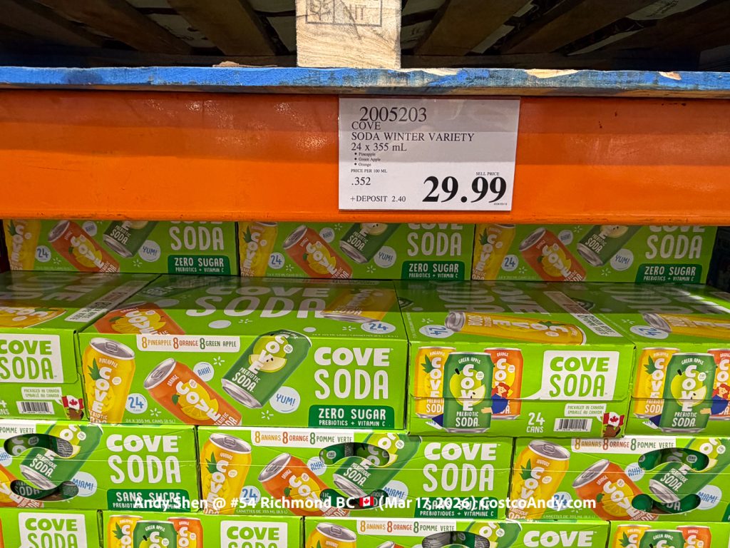 COVE SODA WINTER VARIETY 24 X 355ML