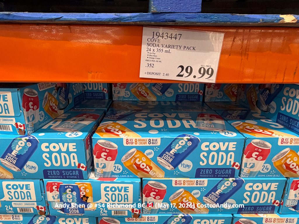 COVE SODA SUMMER VARIETY 24 X 355ML