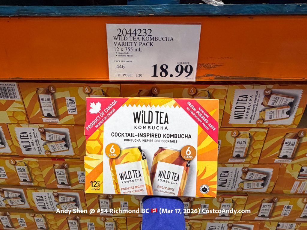 WILD TEA KOMBUCHA VARIETY PACK 12x355ML