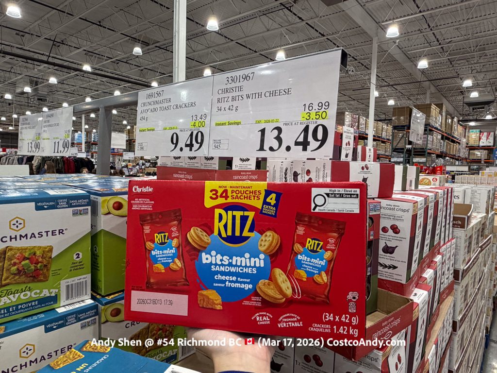 Ritz Bits Sandwiches 34 x 42 g