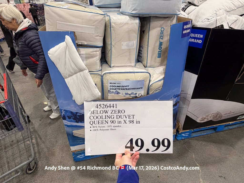 BELOW ZERO COOLING DUVET QUEEN 90IN X 98IN