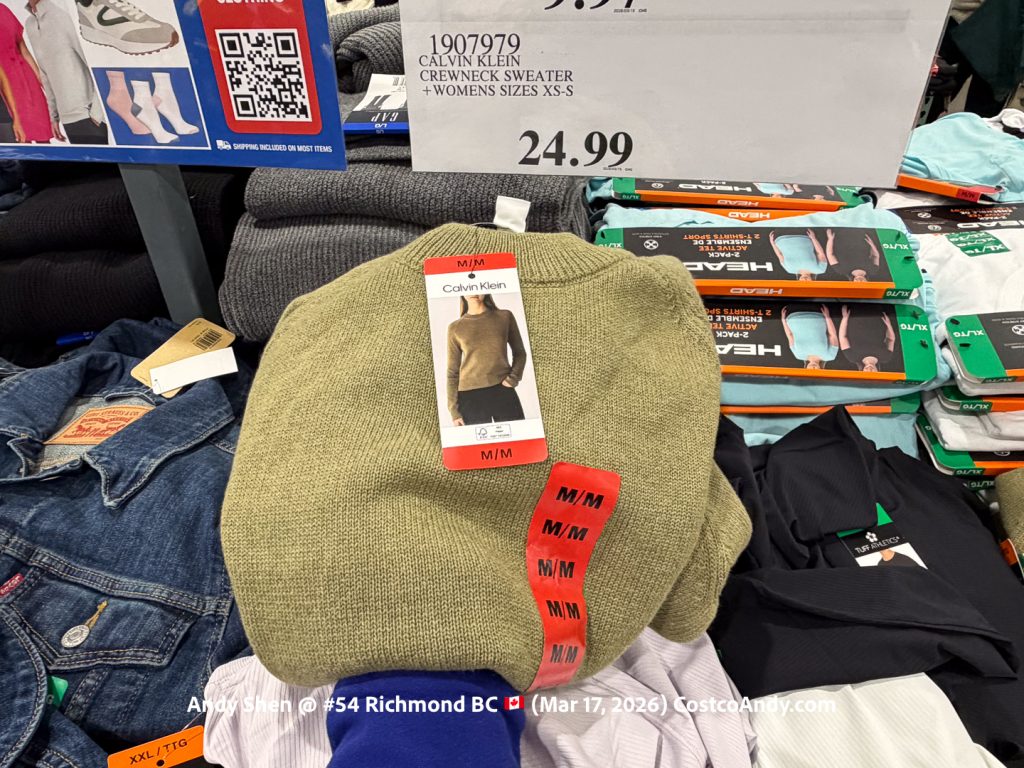 CALVIN KLEIN CREWNECK SWEATER + WOMENS SIZES XS-XL