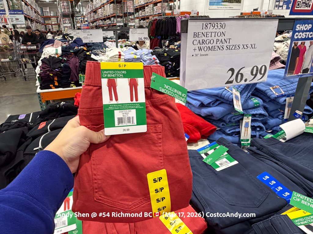 BENETTON CARGO PANT + WOMENS SIZES XS-XL