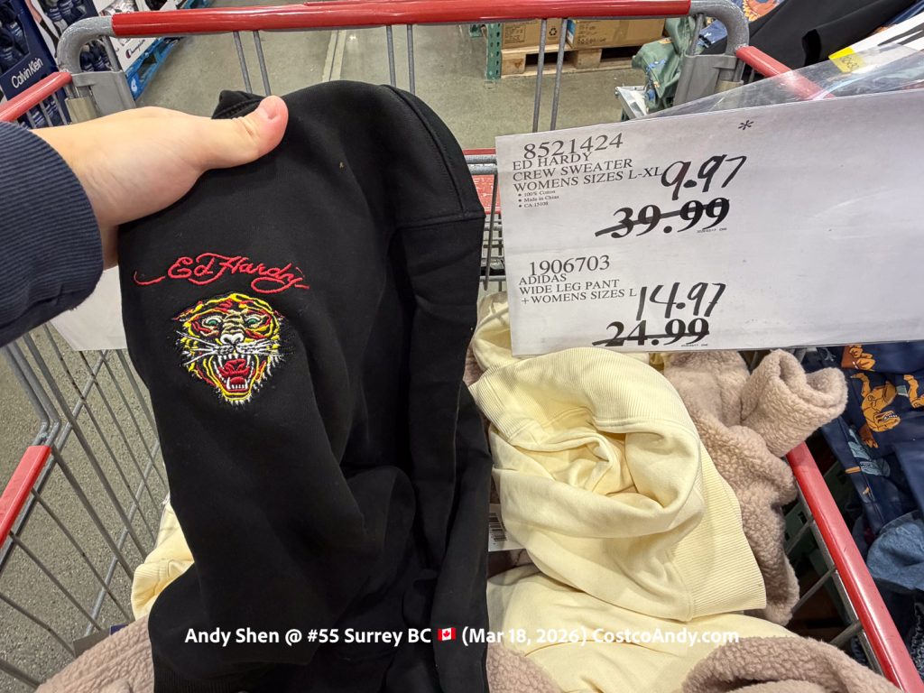 ED HARDY CREW SWEATER WOMENS SIZES L-XL