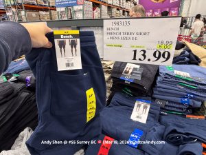 BENCH FRENCH TERRY SHORT +MENS SIZES S-XXL