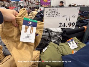 CHAMPION CARGO PANT +MENS SIZES XS-XXL