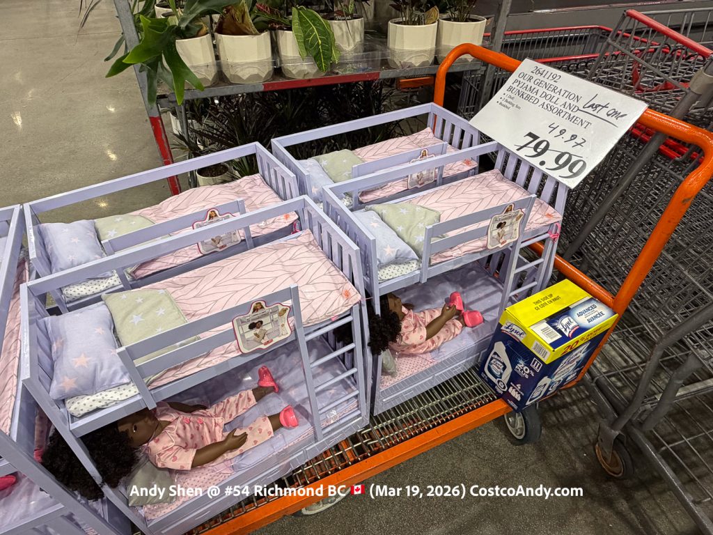 OUR GENERATION PYJAMA DOLL AND BUNKBED ASSORTMENT