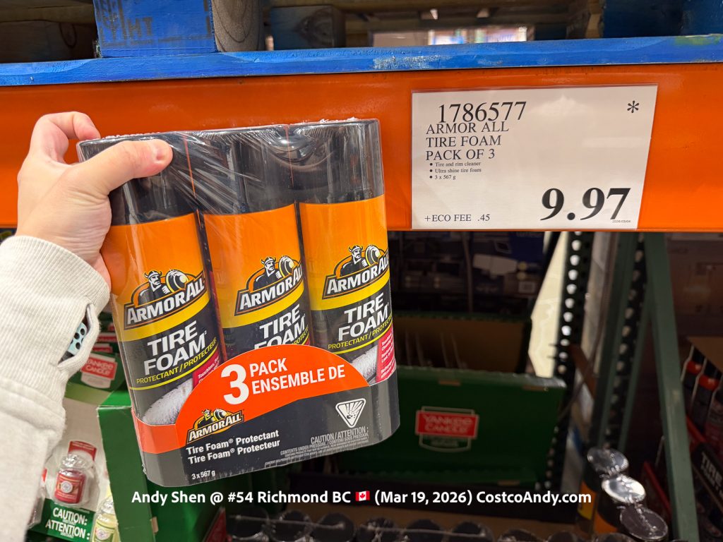 ARMOR ALL TIRE FOAM PACK OF 3