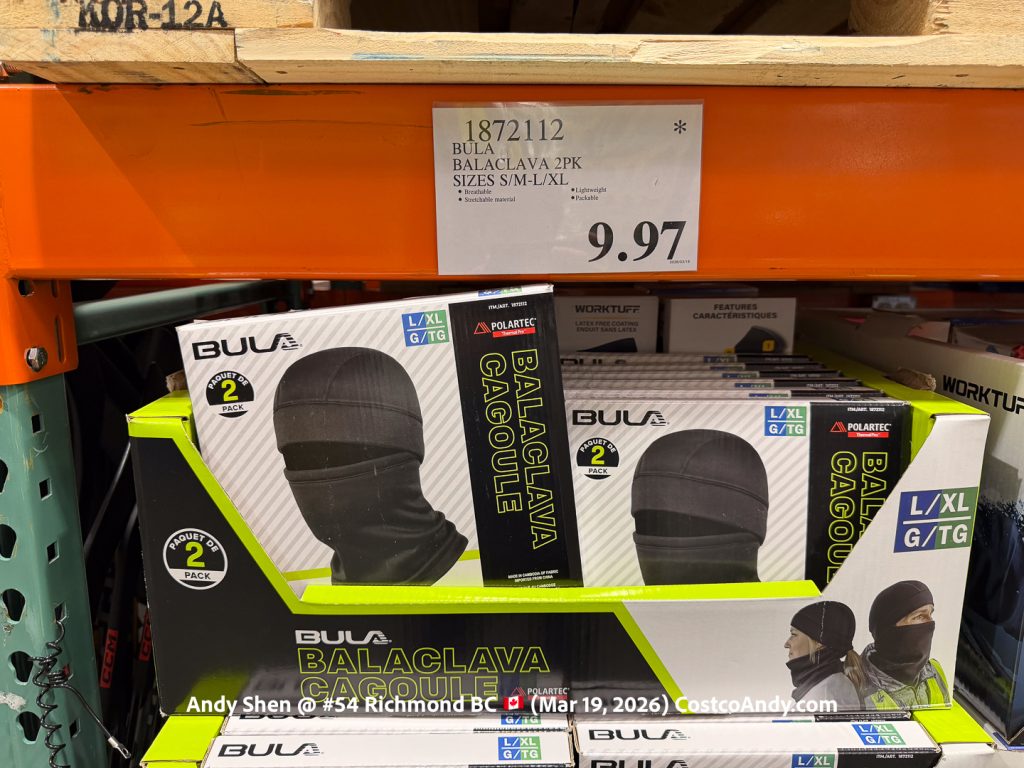 BULA BALACLAVA 2PK SIZES S/M-L/XL ONLY