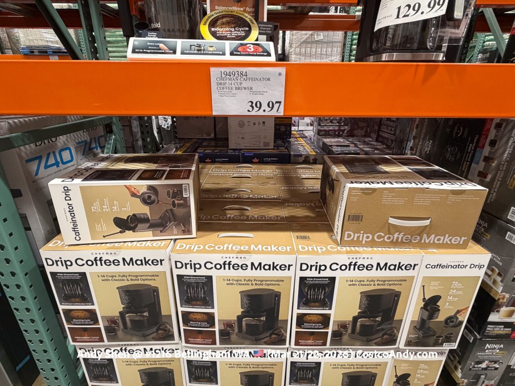 CHEFMAN CAFFEINATOR DRIP 14 CUP COFFEE BREWER ^