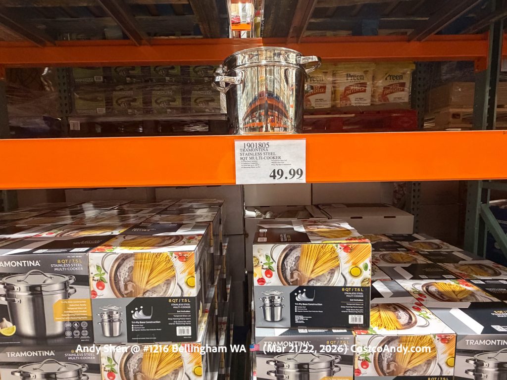 Tramontina Stainless Steel 8-Quart Multi-Cooker with Pasta Insert