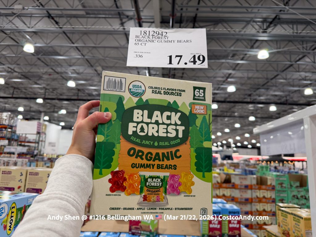 BLACK FOREST ORGANIC GUMMY BEARS 65 CT