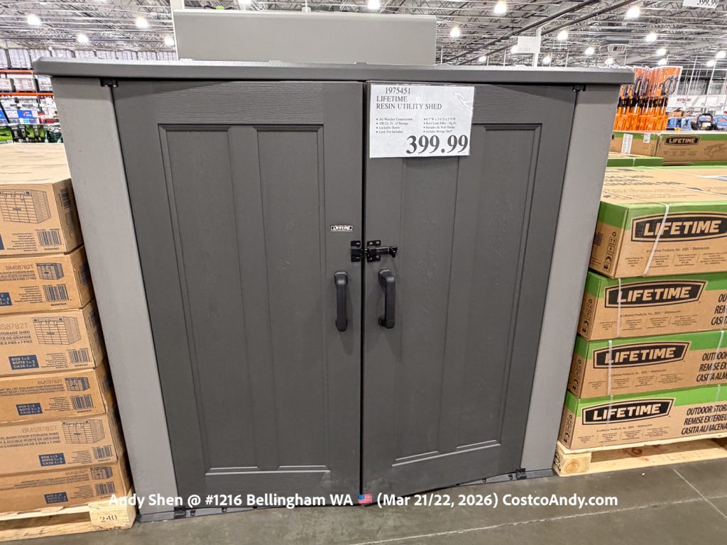 LIFETIME RESIN UTILITY SHED