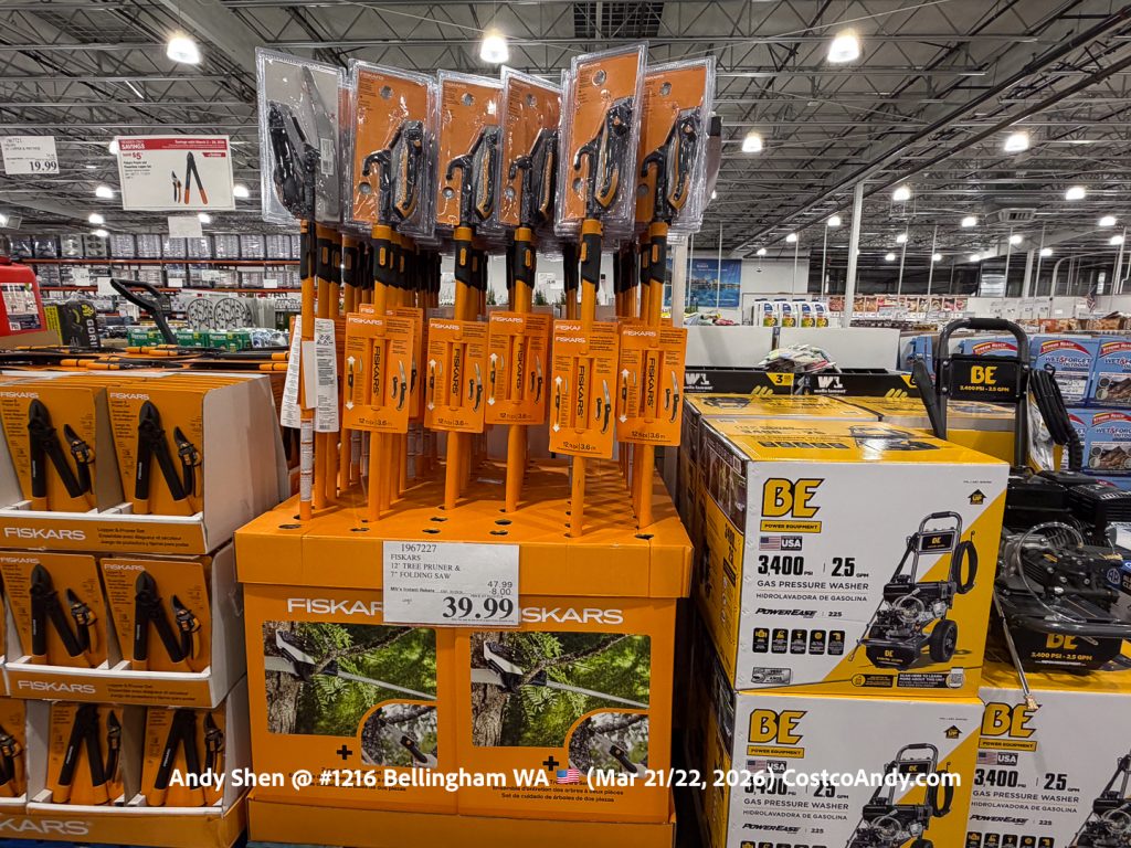 FISKARS 12′ TREE PRUNER & 7¨ FOLDING SAW