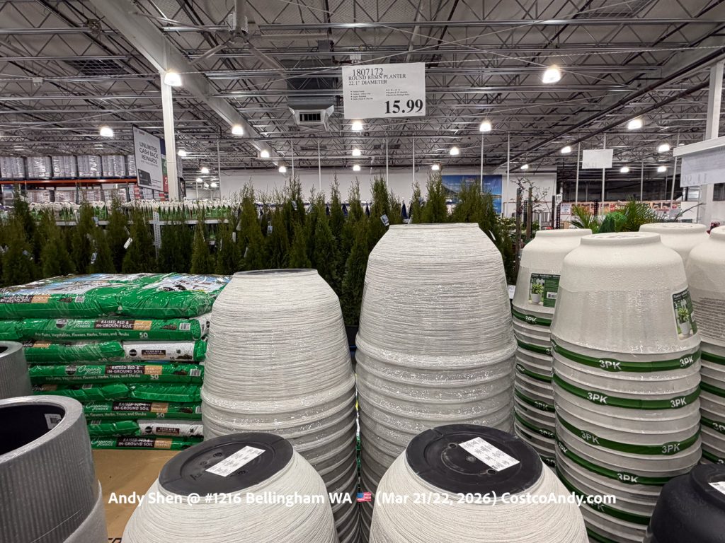 ROUND RESIN PLANTER 22.1¨ DIAMETER