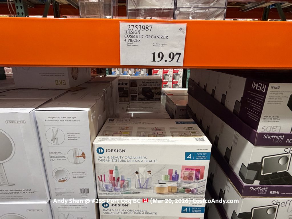 IDESIGN COSMETIC ORGANIZER 4 PIECES