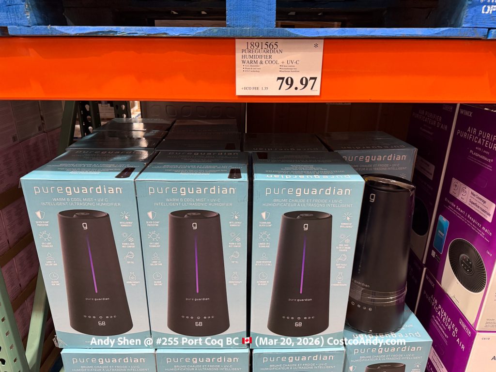 PUREGUARDIAN HUMIDIFIER WARM & COOL + UV-C