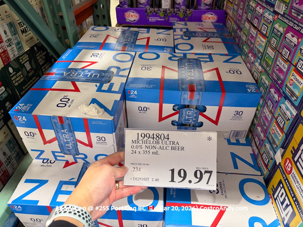 MICHELOB ULTRA 0.0% NON-ALC BEER 24 X 355 ML