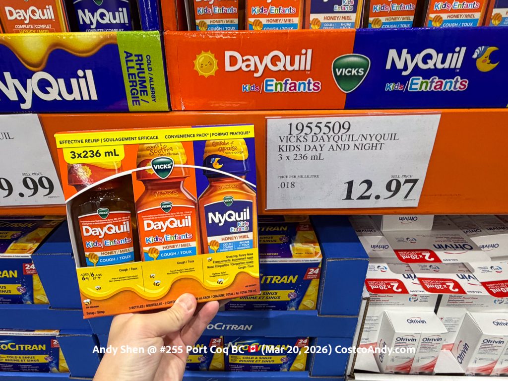 VICKS DAYQUIL/NYQUIL KIDS DAY AND NIGHT 3 X 236 ML