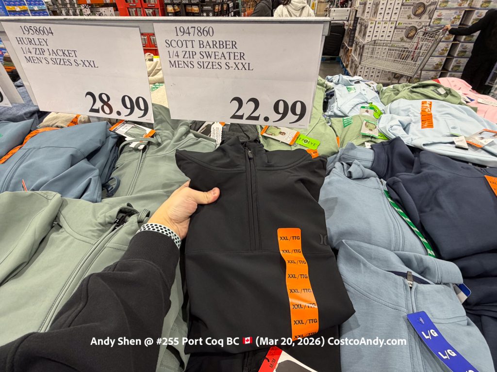 SCOTT BARBER 1/4 ZIP SWEATER MENS SIZES S-XXL