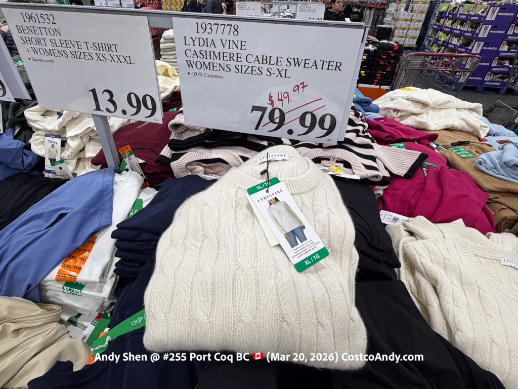 LYDIA VINE CASHMERE CABLE SWEATER WOMENS SIZES S-XL