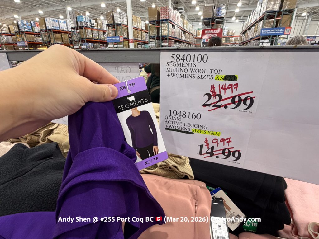 SEGMENTS MARINO WOOL TOP +WOMENS SIZES XS-XXL