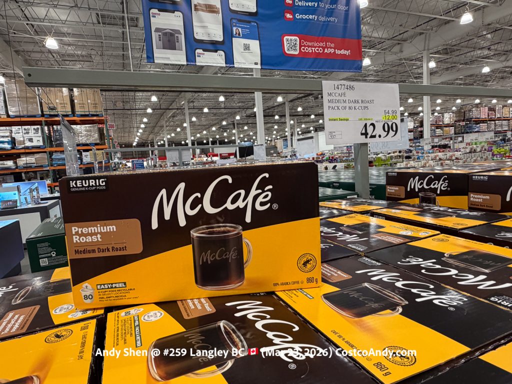 MCCAFE MEDIUM DARK ROAST PACK OF 80 K-CUPS