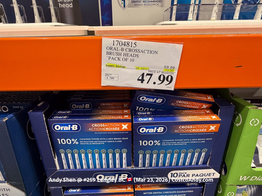 ORAL-B CROSSACTION BRUSH HEADS