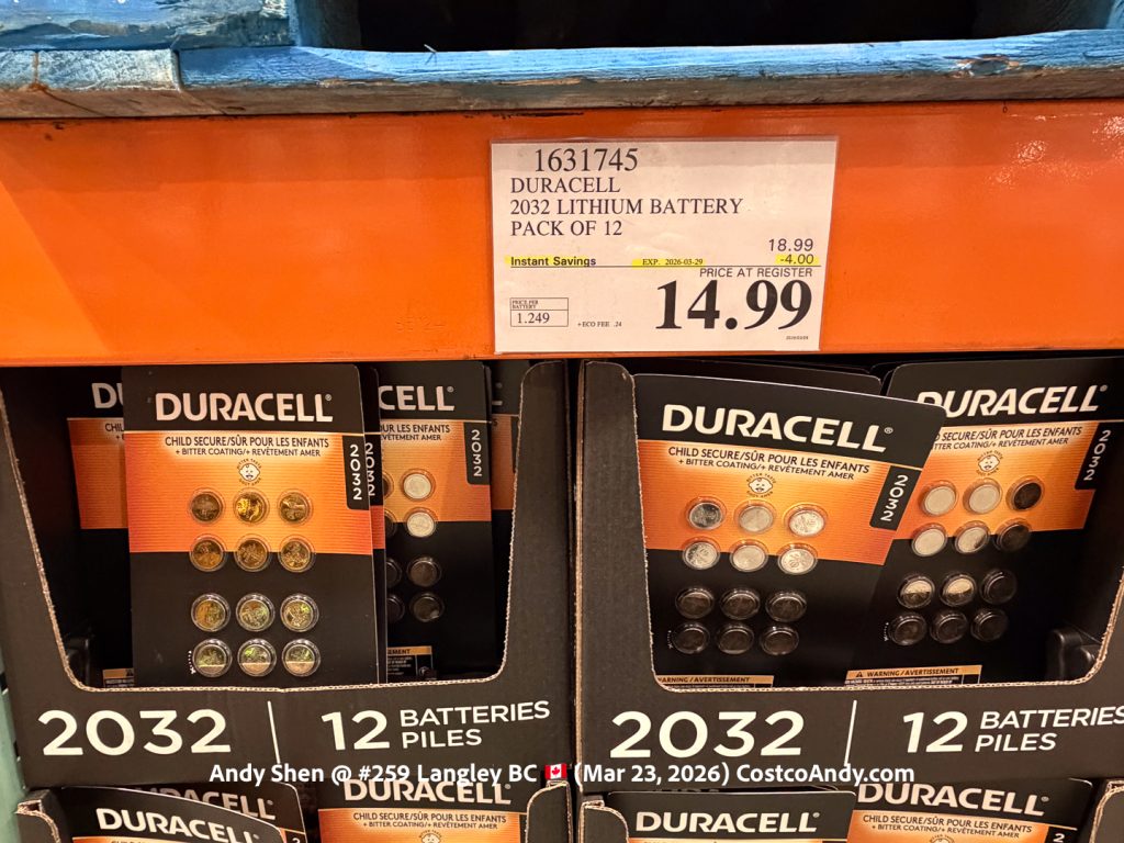 DURACELL 2032 LITHIUM BATTERY PACK OF 12