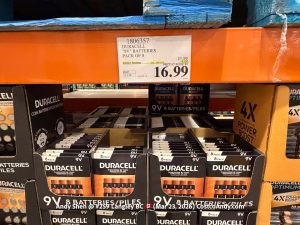 DURACELL 9V BATTERIES PACK OF 8
