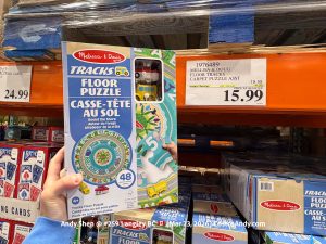 MELISSA & DOUG FLOOR TRACKS CARPET PUZZLE ASST