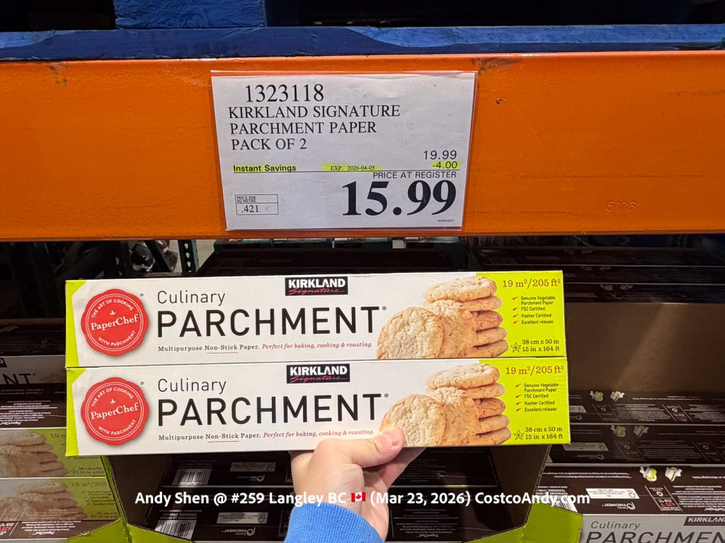 KIRKLAND SIGNATURE PARCHMENT PAPER PACK OF 2